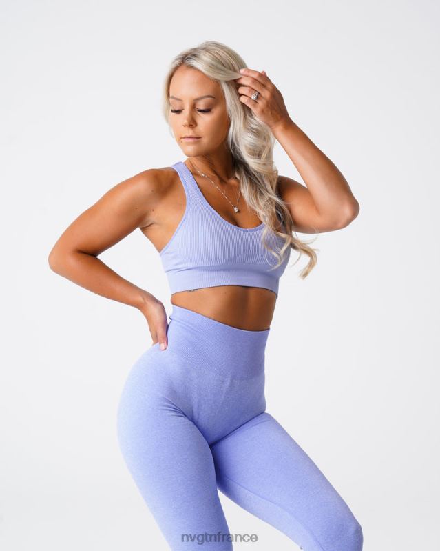femmes XJRR261 pervenche aptitude NVGTN soutien-gorge côtelé sans couture galaxie