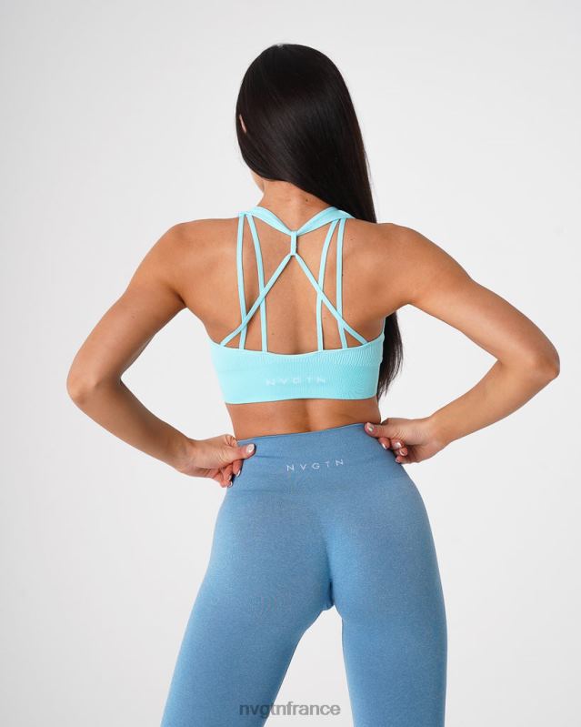 femmes XJRR267 aqua aptitude NVGTN soutien-gorge côtelé sans couture galaxie