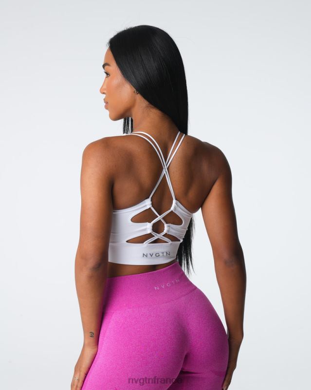 femmes XJRR26 blanc aptitude NVGTN soutien-gorge sans couture prospère