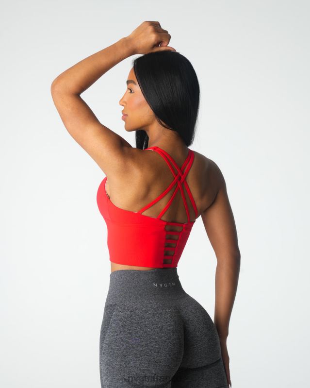 femmes XJRR286 écarlate aptitude NVGTN haut de soutien-gorge Matrix