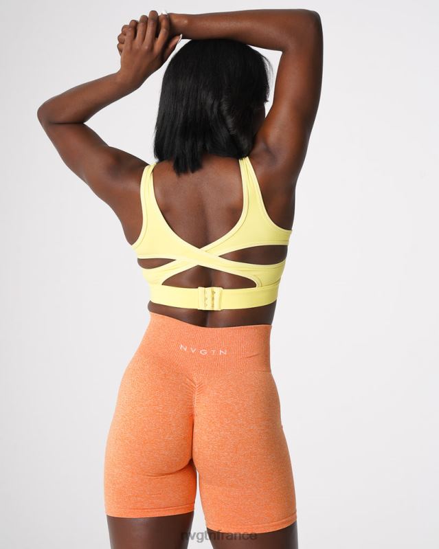 femmes XJRR294 jaune canari aptitude NVGTN soutien-gorge allure