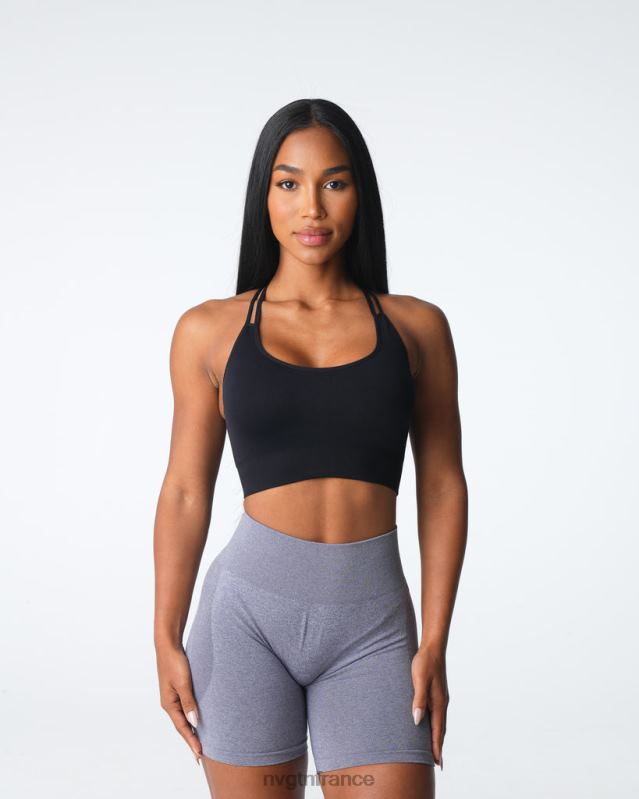 femmes XJRR29 noir aptitude NVGTN soutien-gorge sans couture vertu