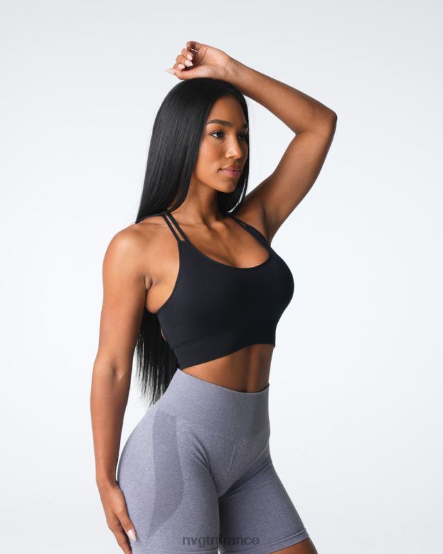 femmes XJRR29 noir aptitude NVGTN soutien-gorge sans couture vertu