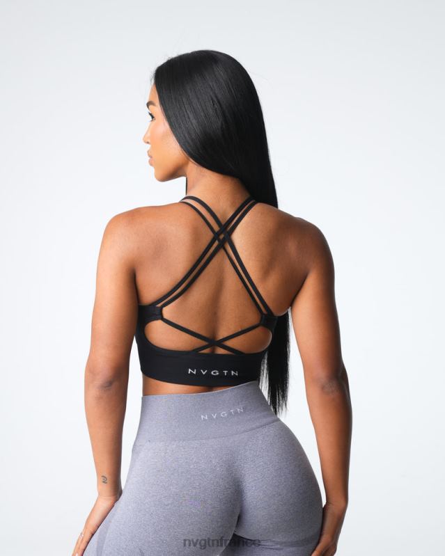 femmes XJRR29 noir aptitude NVGTN soutien-gorge sans couture vertu