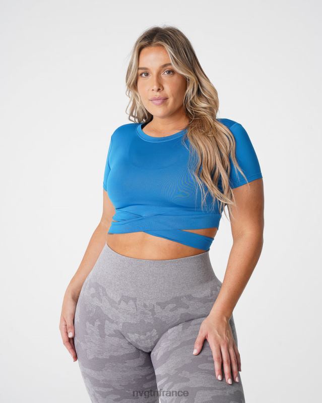 femmes XJRR2248 cobalt aptitude NVGTN t-shirt à bandoulière