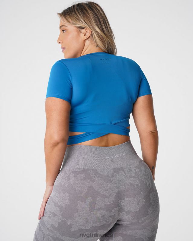 femmes XJRR2248 cobalt aptitude NVGTN t-shirt à bandoulière