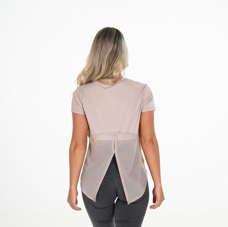 femmes XJRR2273 beige aptitude NVGTN t-shirt somptueux