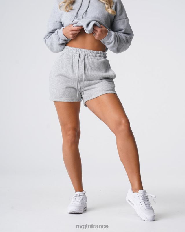 femmes XJRR2739 gris mode de vie NVGTN short de détente essentiel