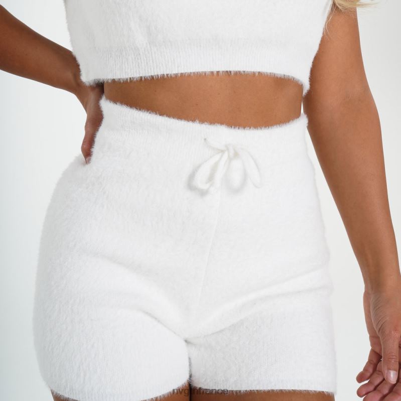 femmes XJRR2751 blanc mode de vie NVGTN short décontracté mignon