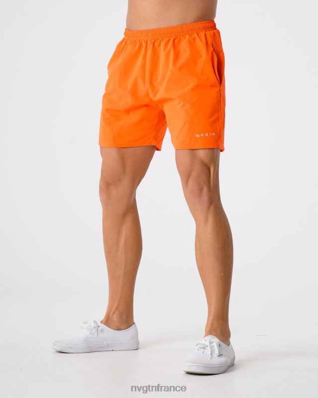Hommes XJRR2803 orange bas NVGTN short flexible