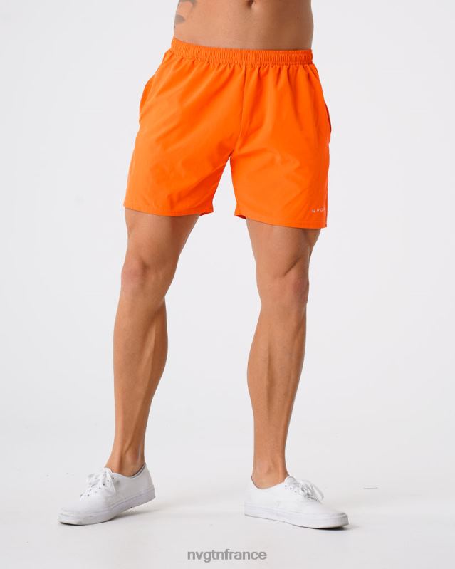 Hommes XJRR2803 orange bas NVGTN short flexible