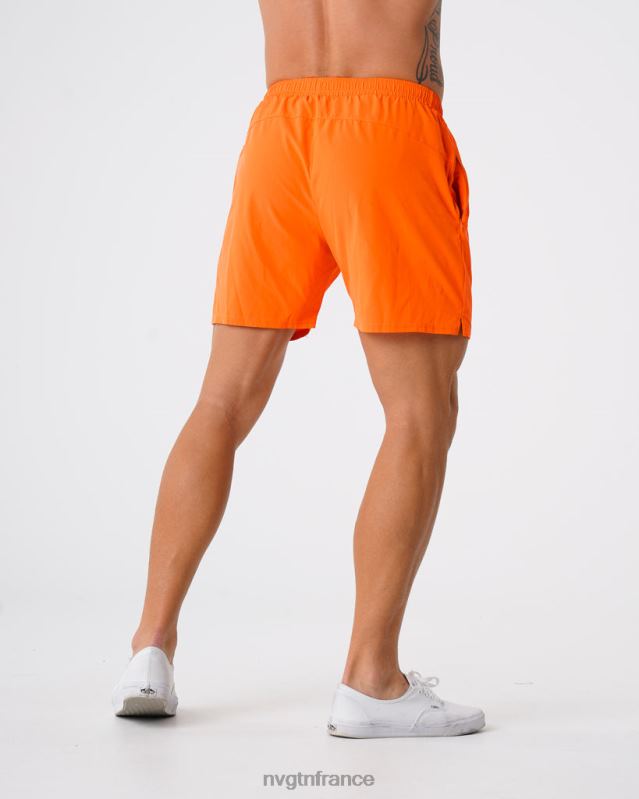 Hommes XJRR2803 orange bas NVGTN short flexible