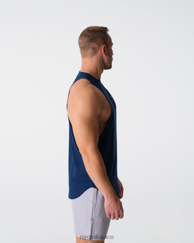 Hommes XJRR2775 marine hauts NVGTN réservoir de bord d'impulsion