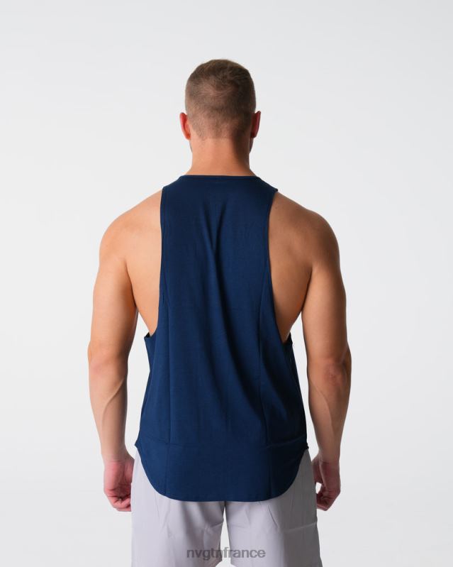 Hommes XJRR2775 marine hauts NVGTN réservoir de bord d'impulsion