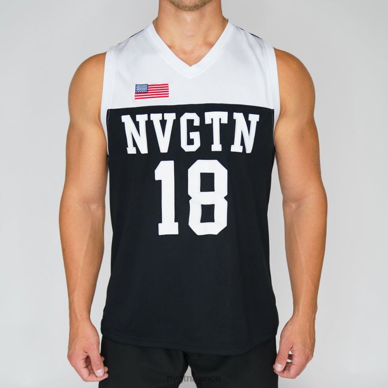 Hommes XJRR2805 noir hauts NVGTN Jersey