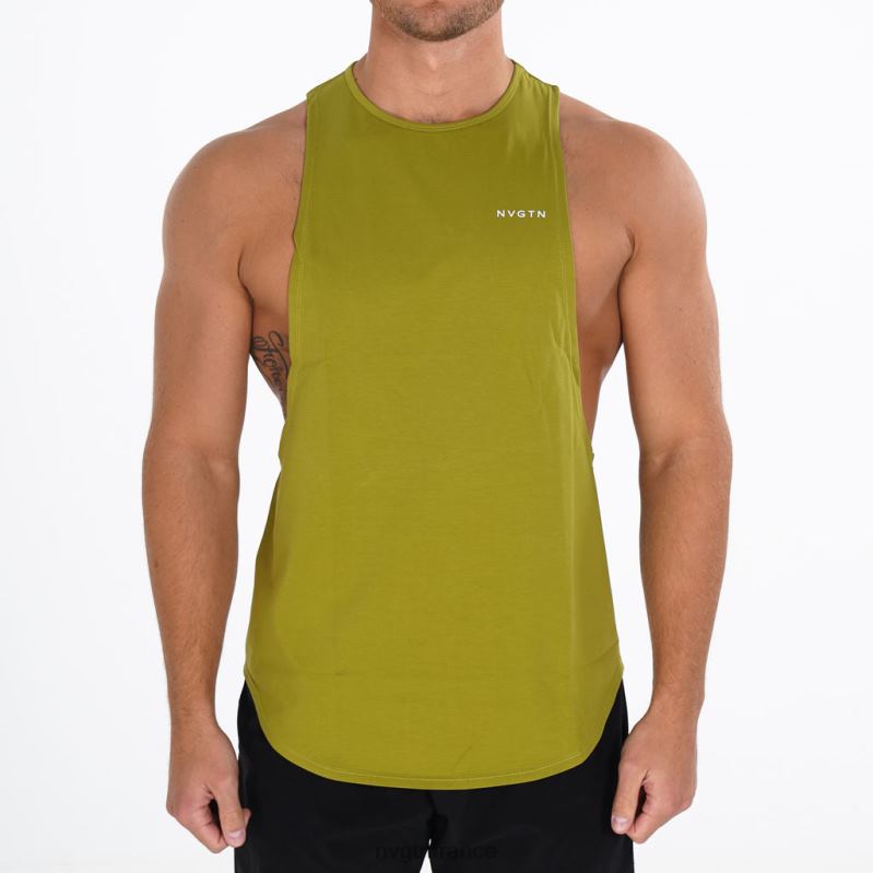 Hommes XJRR2808 olive hauts NVGTN réservoir de bord d'impulsion