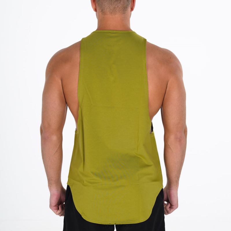 Hommes XJRR2808 olive hauts NVGTN réservoir de bord d'impulsion