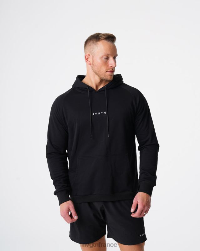 Hommes XJRR2784 noir hauts NVGTN sweat à capuche détente