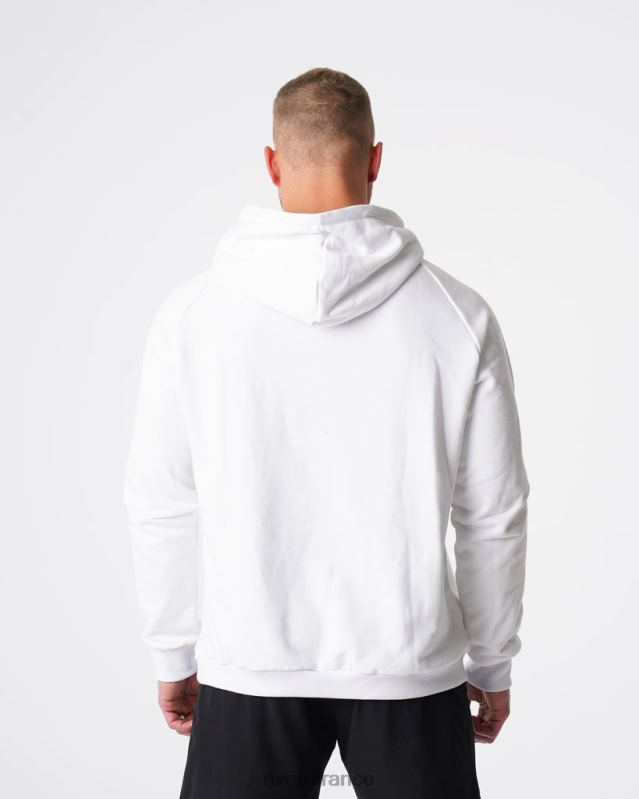 Hommes XJRR2785 blanc hauts NVGTN sweat à capuche détente