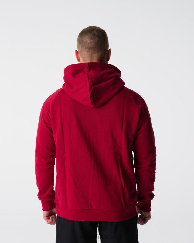 Hommes XJRR2787 cramoisi hauts NVGTN sweat à capuche détente