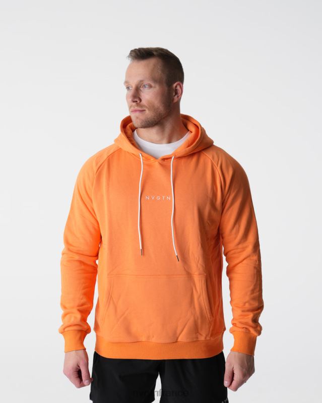 Hommes XJRR2788 orange hauts NVGTN sweat à capuche détente