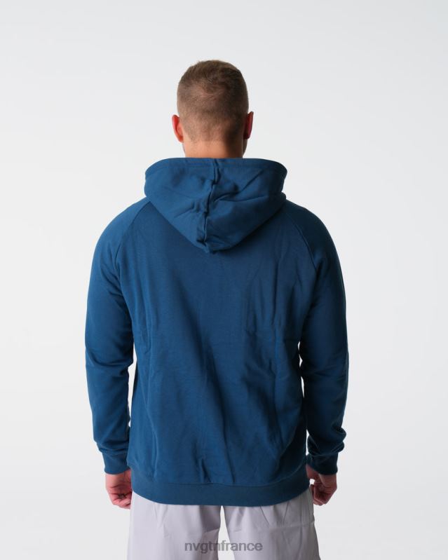 Hommes XJRR2789 marine hauts NVGTN sweat à capuche détente