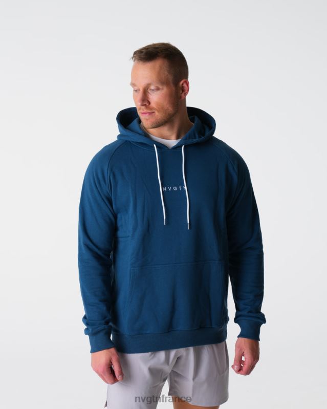 Hommes XJRR2789 marine hauts NVGTN sweat à capuche détente