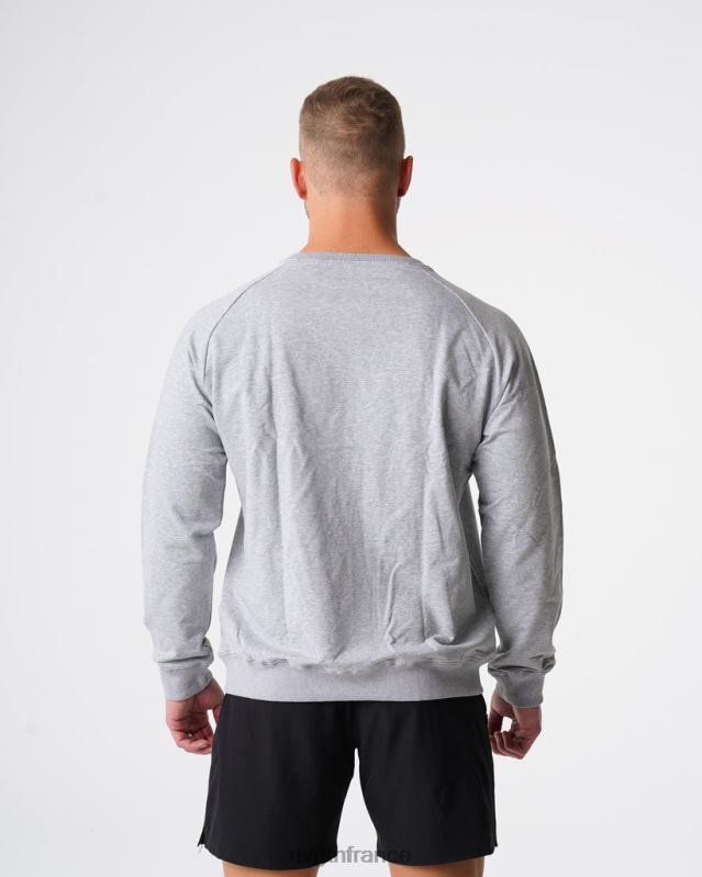 Hommes XJRR2792 gris hauts NVGTN sweat-shirt à col rond