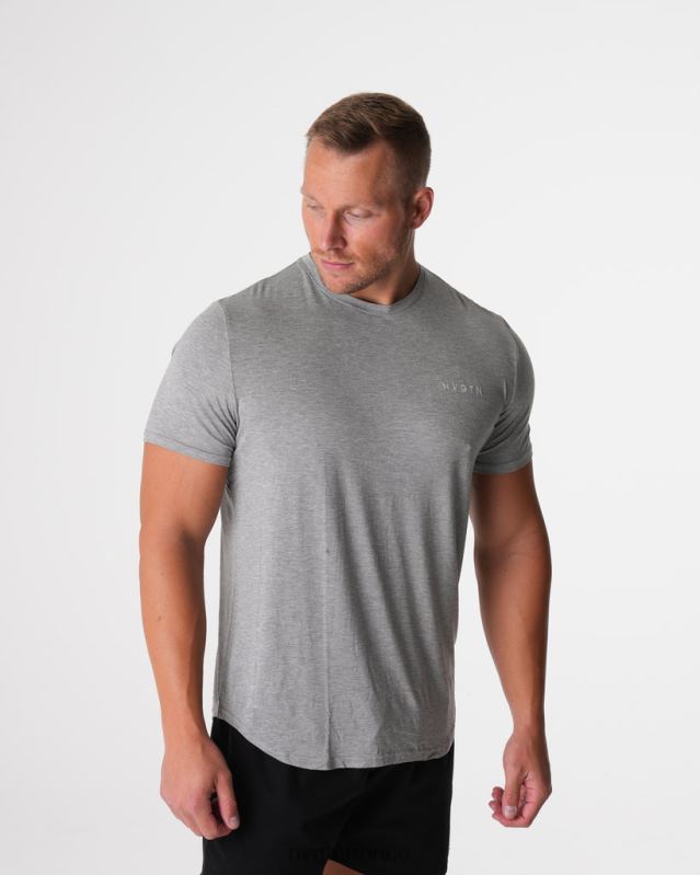 Hommes XJRR2759 gris hauts NVGTN t-shirt ajusté technique
