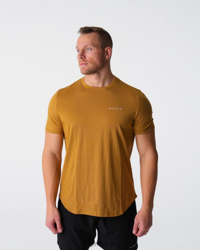 Hommes XJRR2771 bronze hauts NVGTN tee-shirt ajusté à impulsion