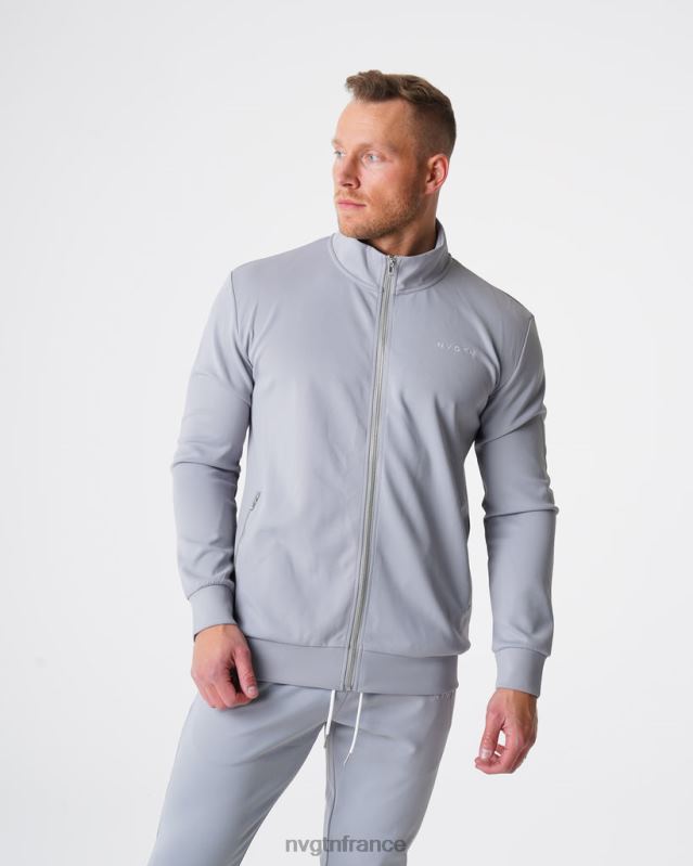 Hommes XJRR2794 gris hauts NVGTN veste de survêtement